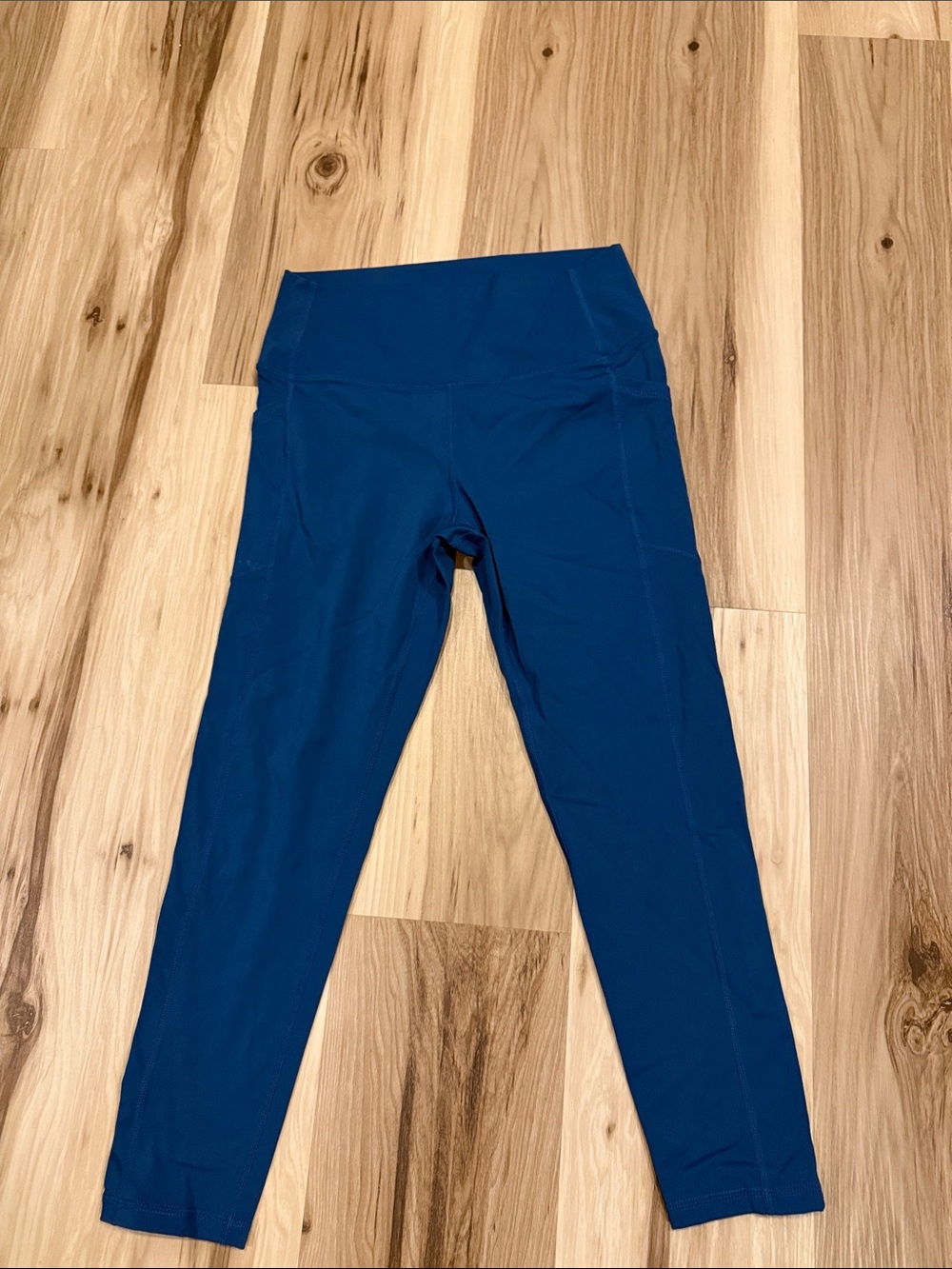ZYIA Deep Teal Blue High-Rise Performance Leggings